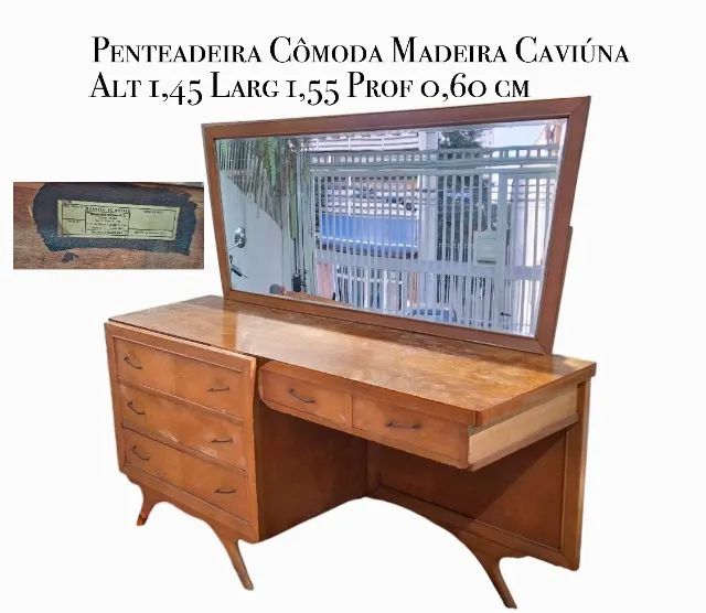 Penteadeira / Cômoda em Madeira Caviúna - Foto 5