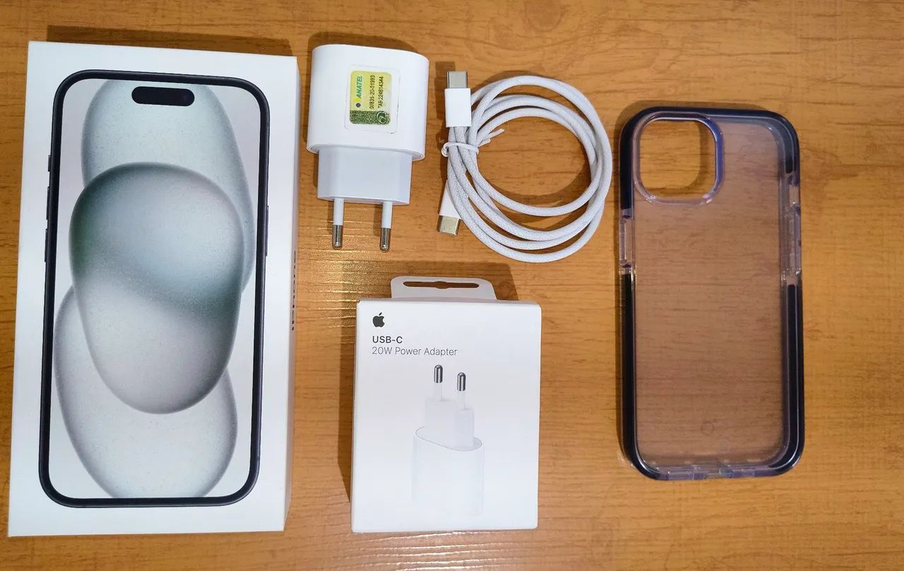iPhone 15 256GB Black Bateria 100% - Foto 5