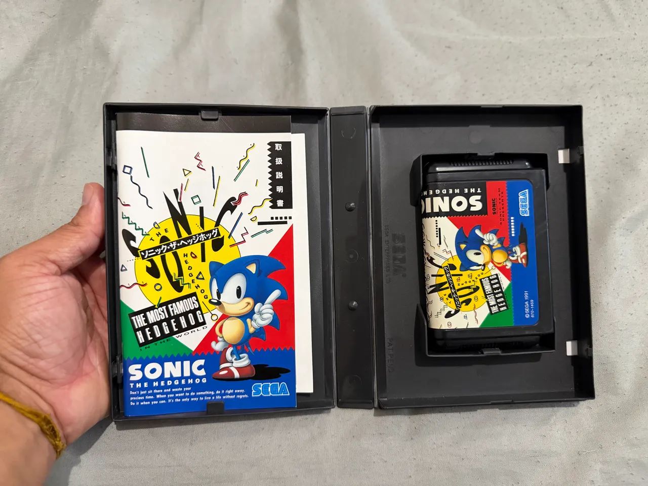 Sonic Hedgehog Mega Drive Jap Completo - Foto 2