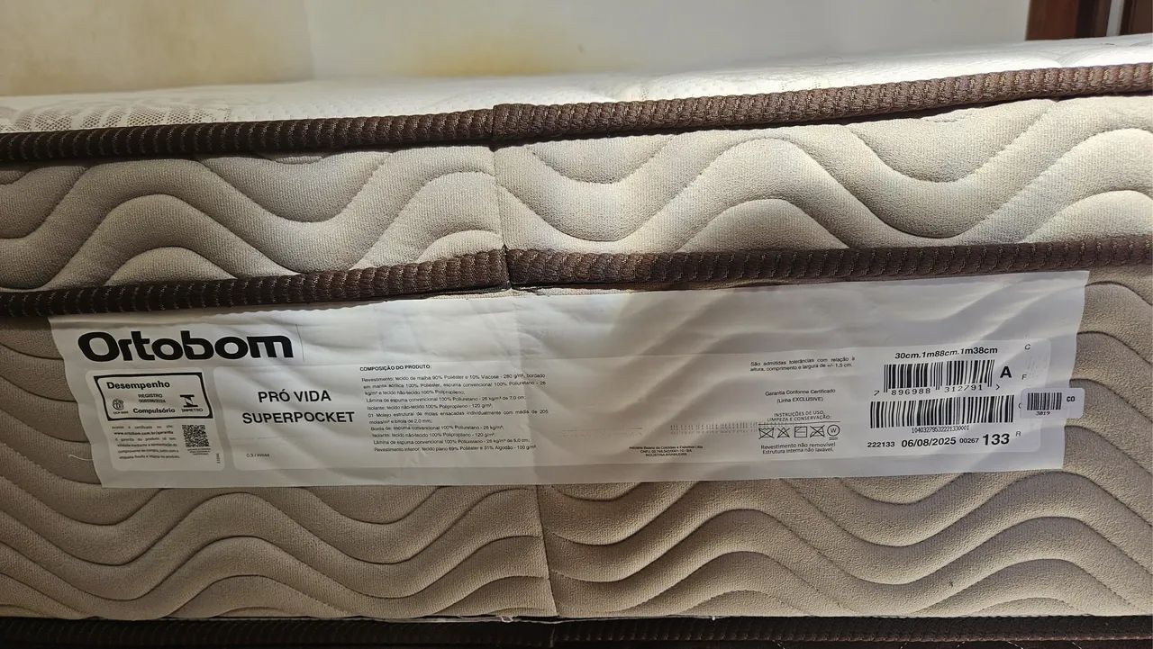 Cama de casal Ortobom Pró Vida Superpocket - Foto 3
