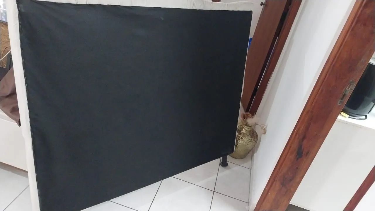 Cabeceira veludo cinza - Foto 4