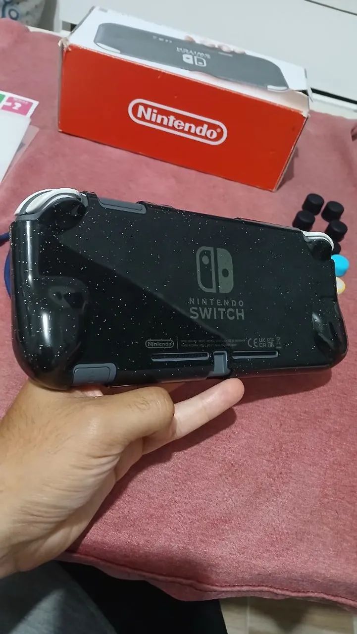 Nintendo Switch Desbloqueado com Cartão SD 256gb + acessórios  - Foto 3