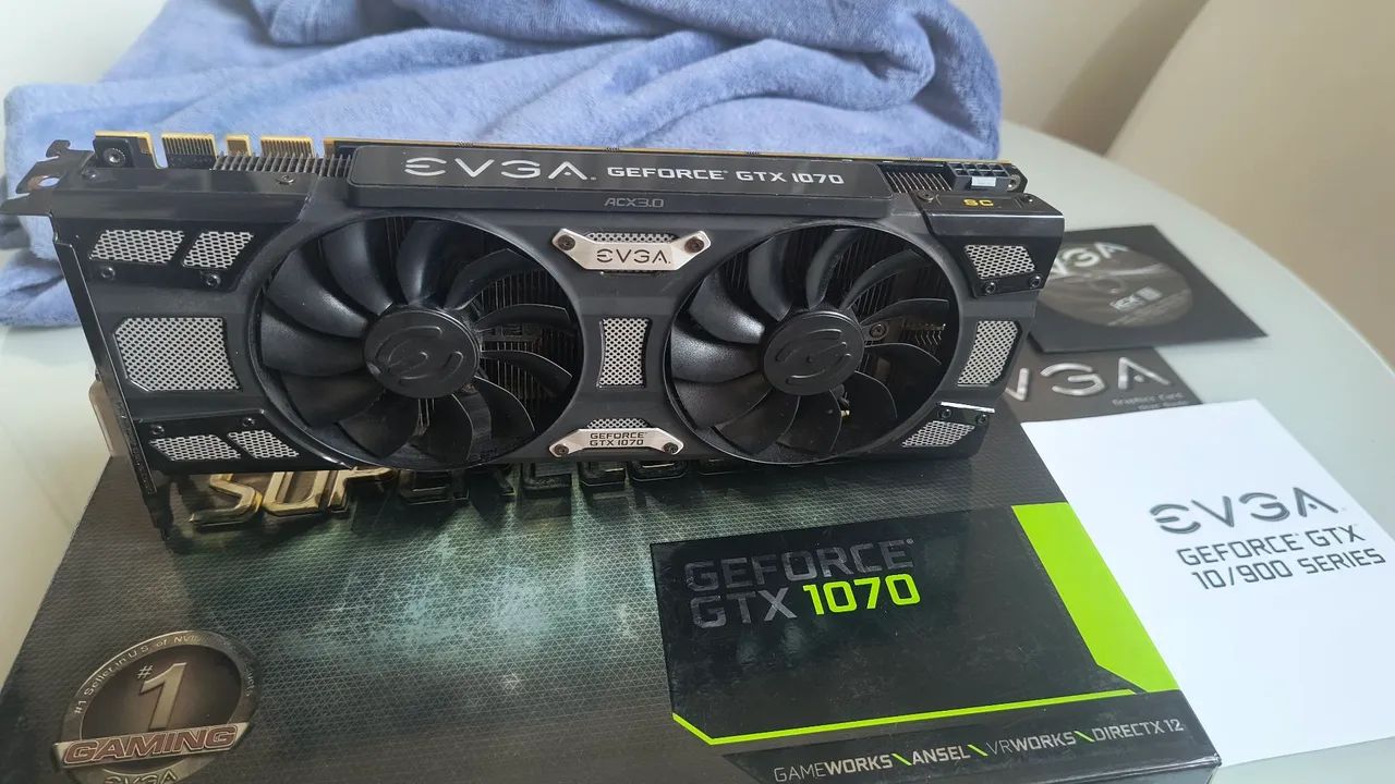 GTX 1070 OC EVGA - GPU Placa de Vídeo  - Foto 5