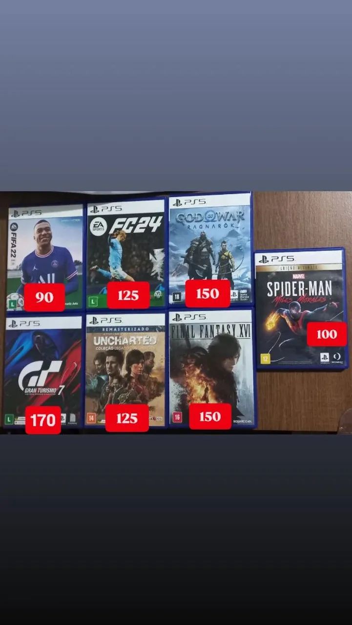 Jogos ps5