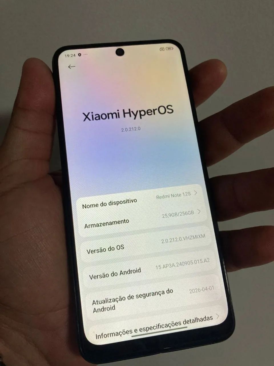 Xiaomi Note 12S 8/256gb Black Conservado Em Perfeito Funcionamento - Foto 3