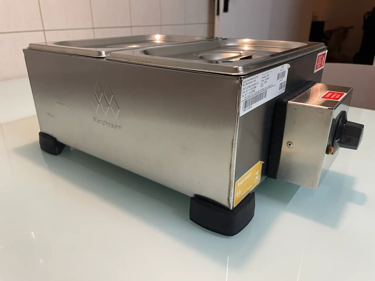 Marchesoni Derretedeira De Chocolate 5 Kg - 2 Cubas De 2,5k - Foto 5