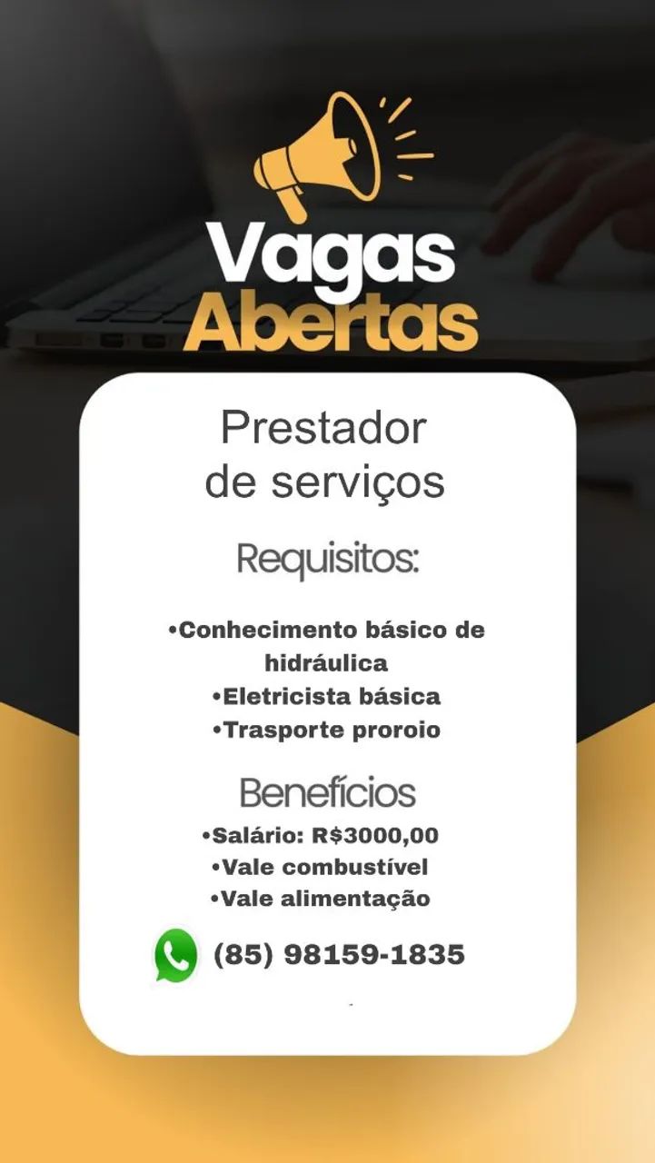 Vaga de emprego 