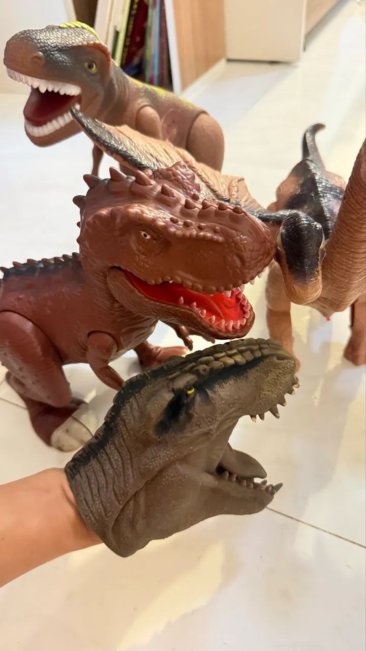 Kit dinossauros brinquedos  - Foto 4