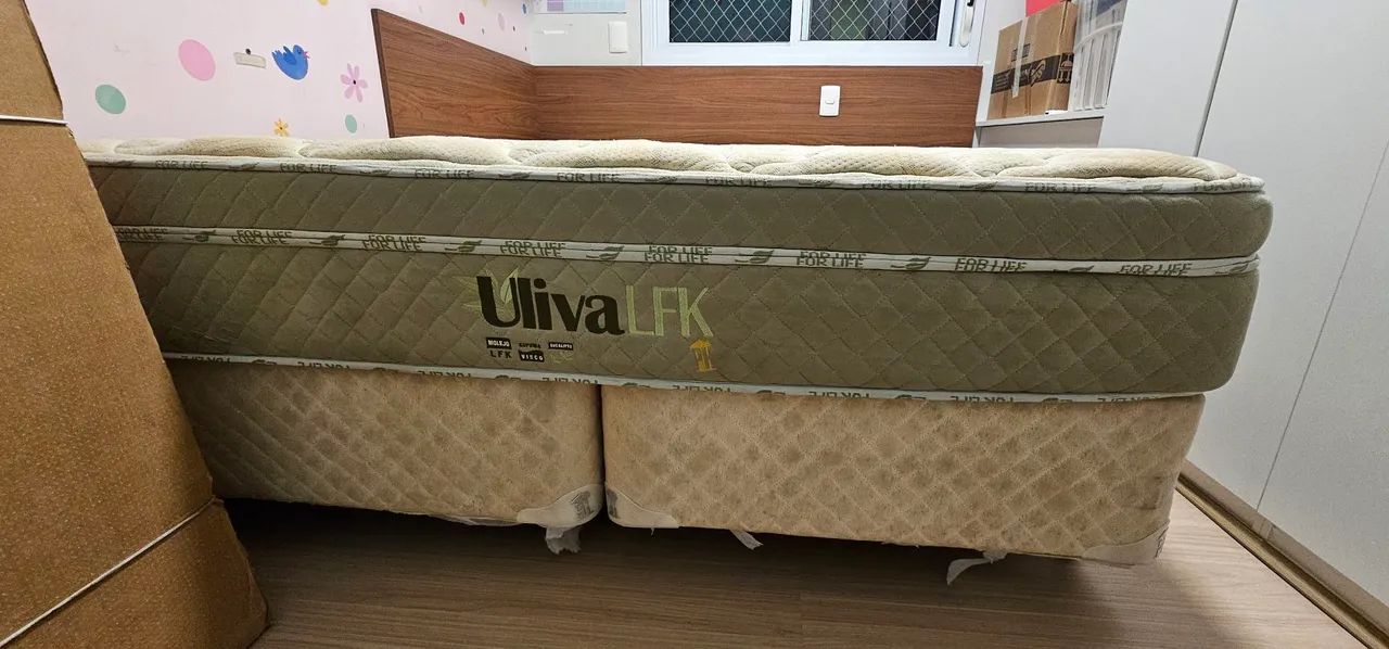 Cama box + colchão tamanho Queen - Foto 2