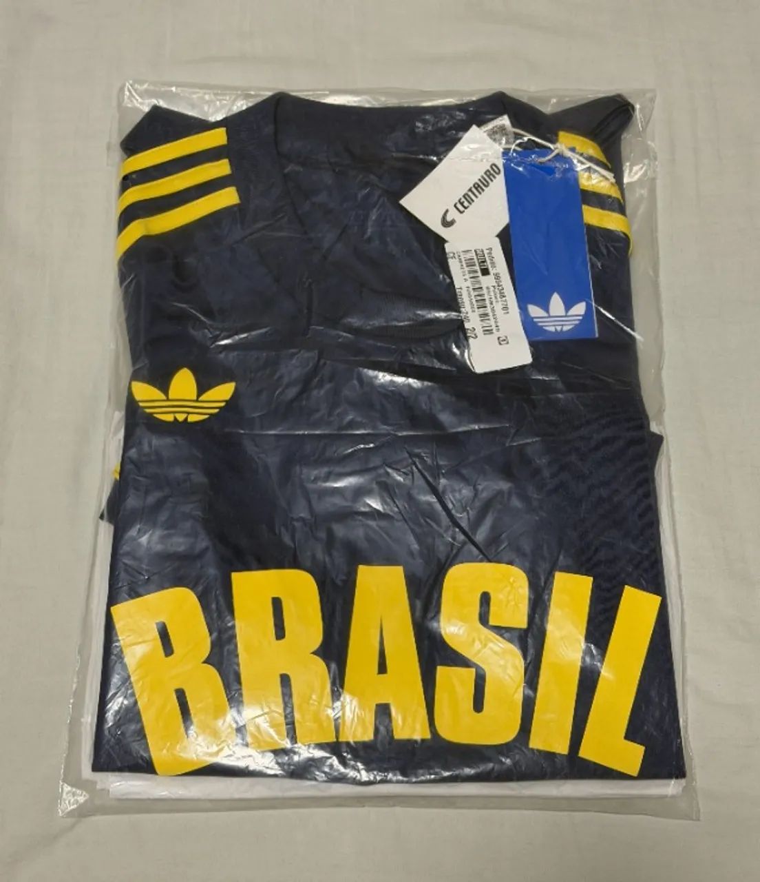 Camisa Adidas Originals Brasil Unissex Tam P (70x46) Nunca Usada