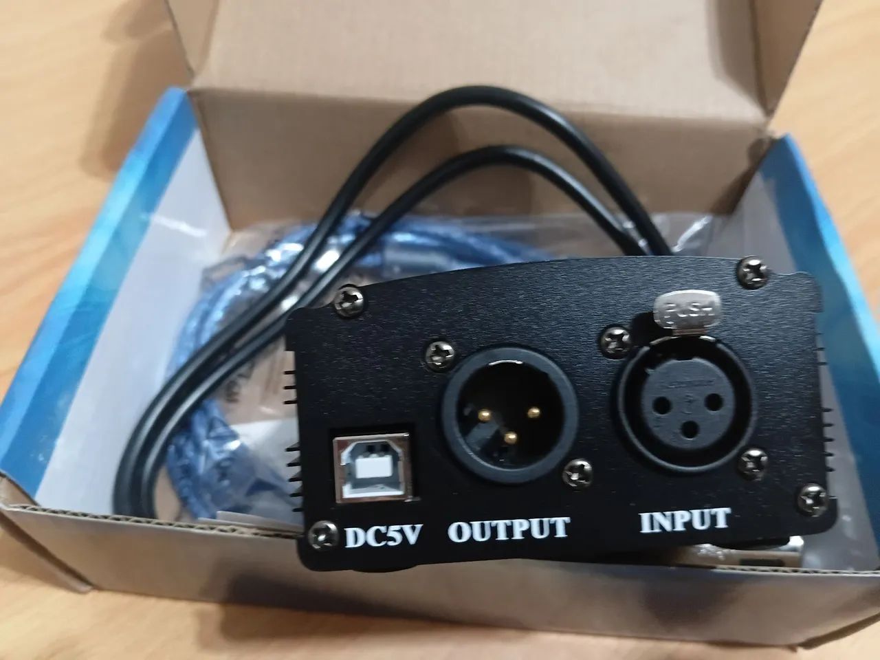 Phantom Power 48v Alimentação Para Microfone Condensador - Foto 3