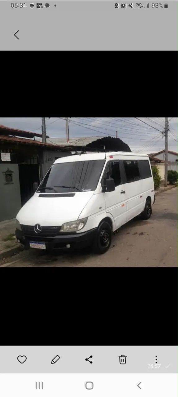 Mercedes-Benz Sprinter 413-D CHASSI CURTO/LONGO DIESEL 2002
