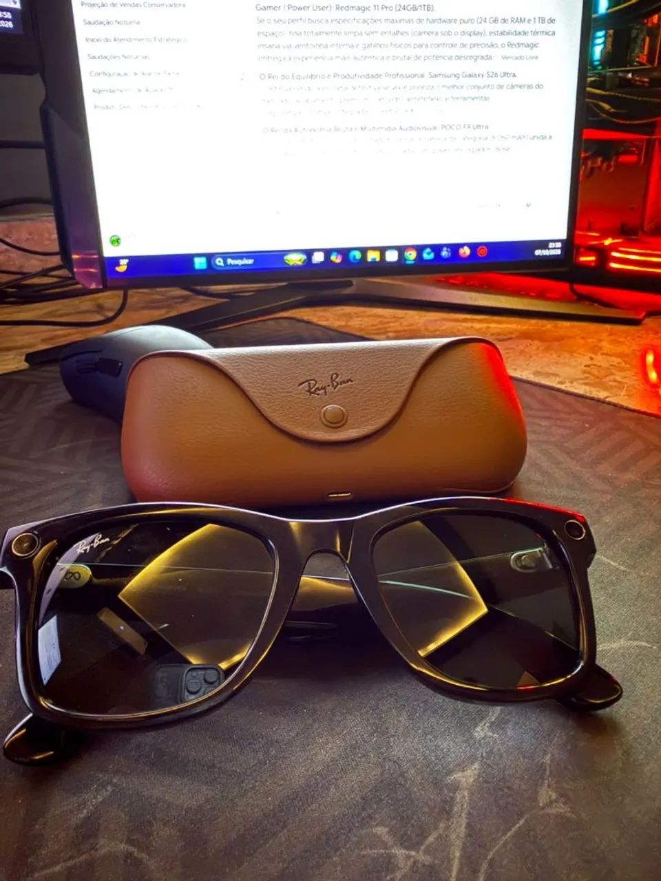 ÓCULOS RAYBAN META GEN1 ( pra vender rápido)