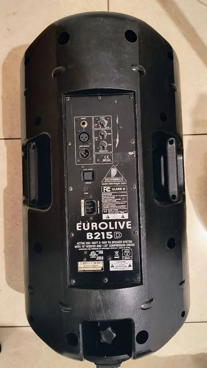 Caixa Ativa Eurolive B215D com Defeito - Foto 2