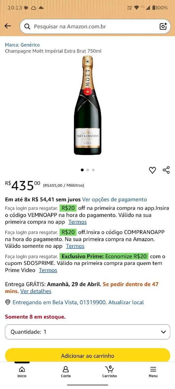 Champanhe Moët & Chandon Impérial Extra Brut - Foto 4