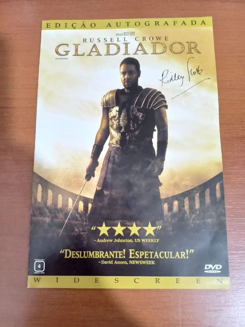 DVD Duplo Gladiador - primeira edição com luva autografada e capa personalizada - Foto 5