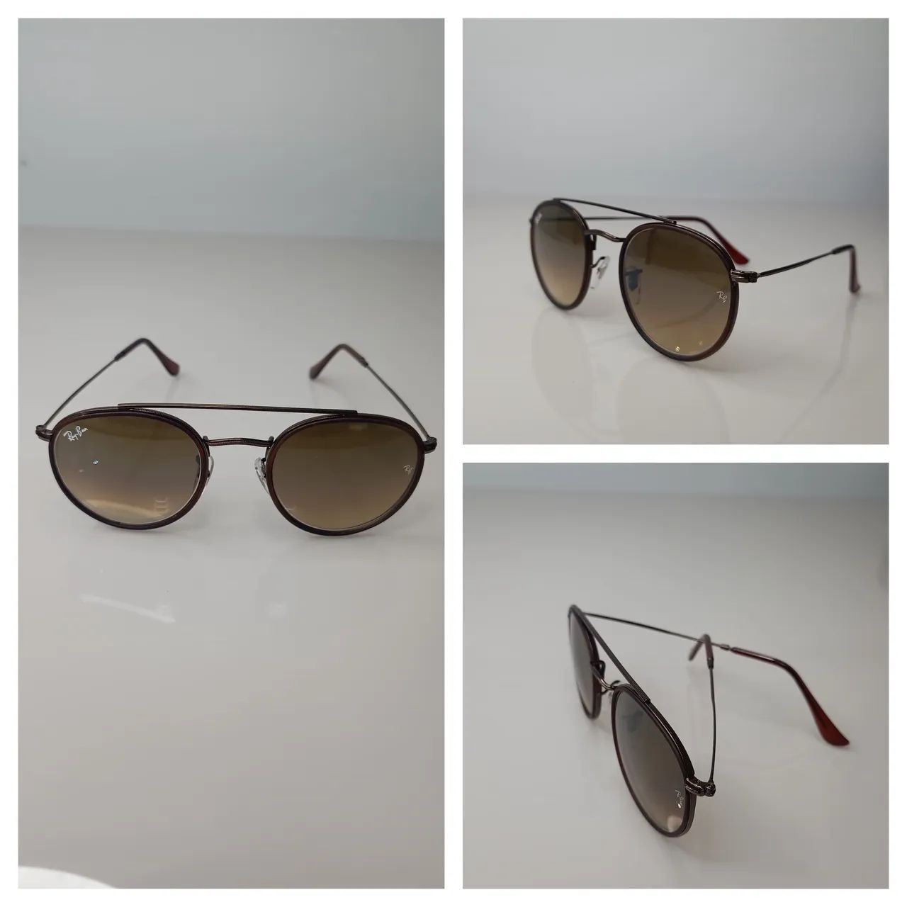 Óculos de sol Ray ban Round doublé  - Foto 3