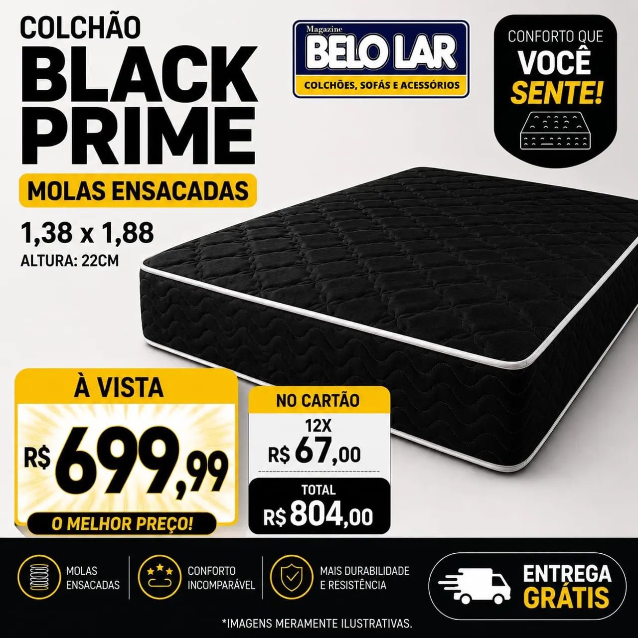 Colchão Black Prime