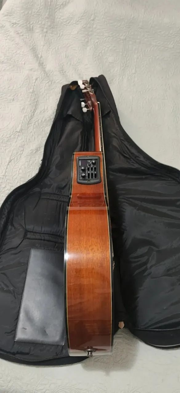 Violão Yamaha Ntx700 Com Soft Case Grátis. Excelente Estado Laranja Destro - Foto 4