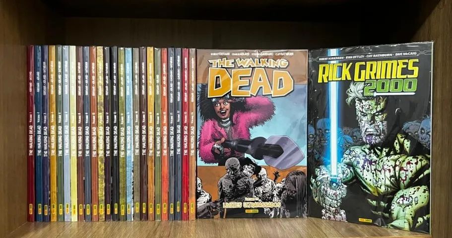 Coleção The Walking Dead Volume 1 ao 24 + 29 + Rick Grimes 2000 | HQ TWD | Panini - Foto 5