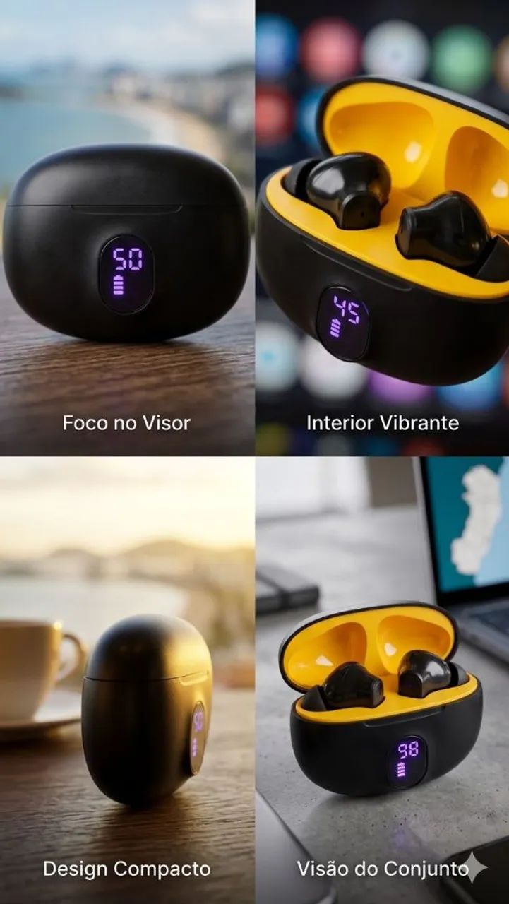 Fone tws bluetooth zerado 