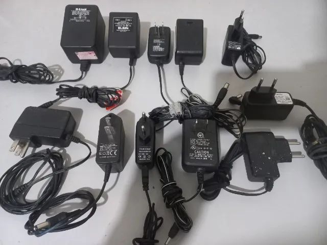 Lote Fontes Diversas 5V - 6V - 7,5V - 9V - 12V e 22V