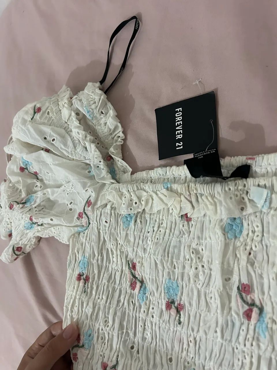 Blusa branca | forever 21| nova com etiqueta  - Foto 2