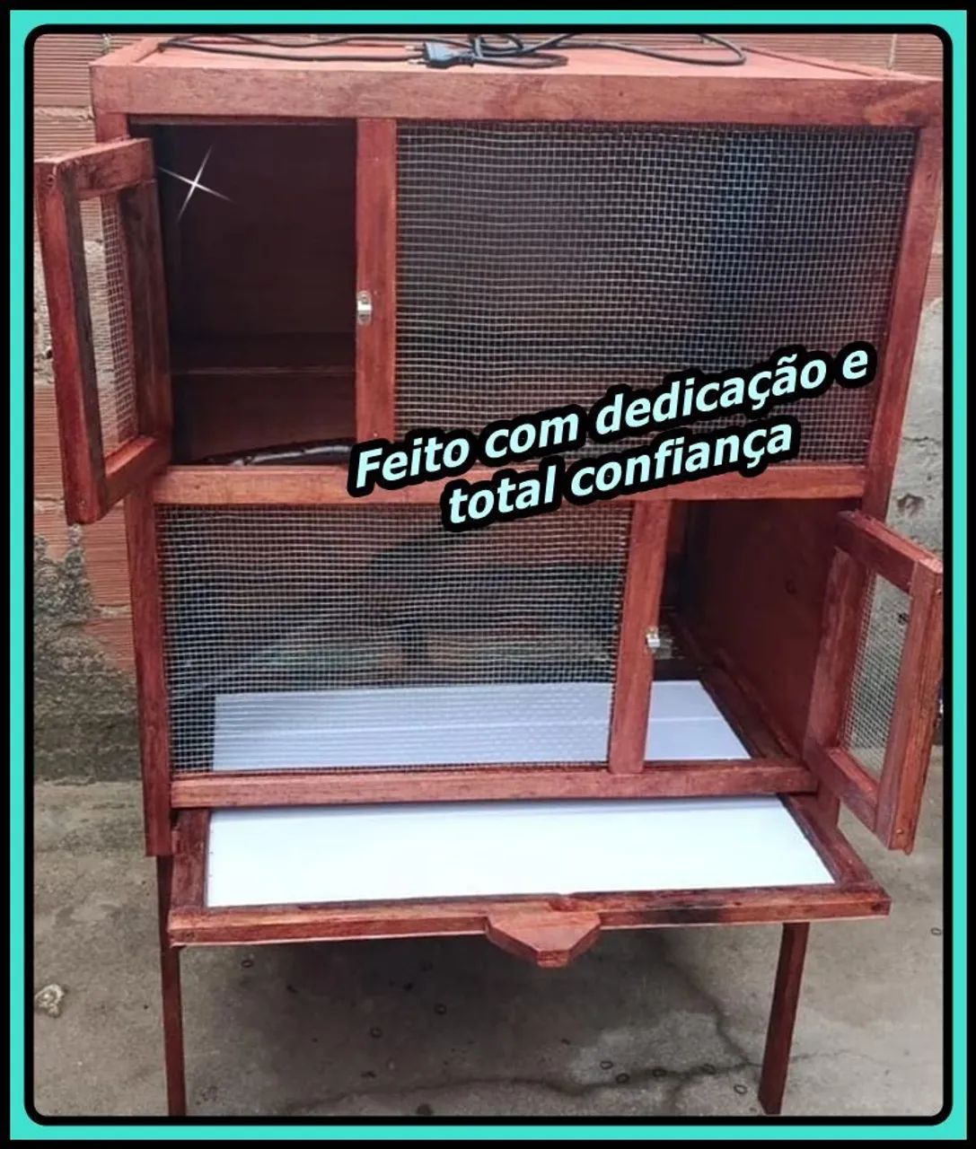 Promoção Lindo Viveiro Rustico Tela Pequena