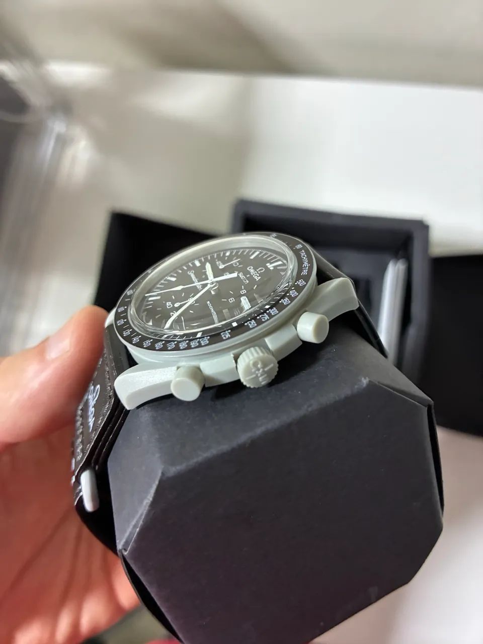 Relógio Swatch x Omega Bioceramic Moonswatch Mission to the Moon - Foto 3