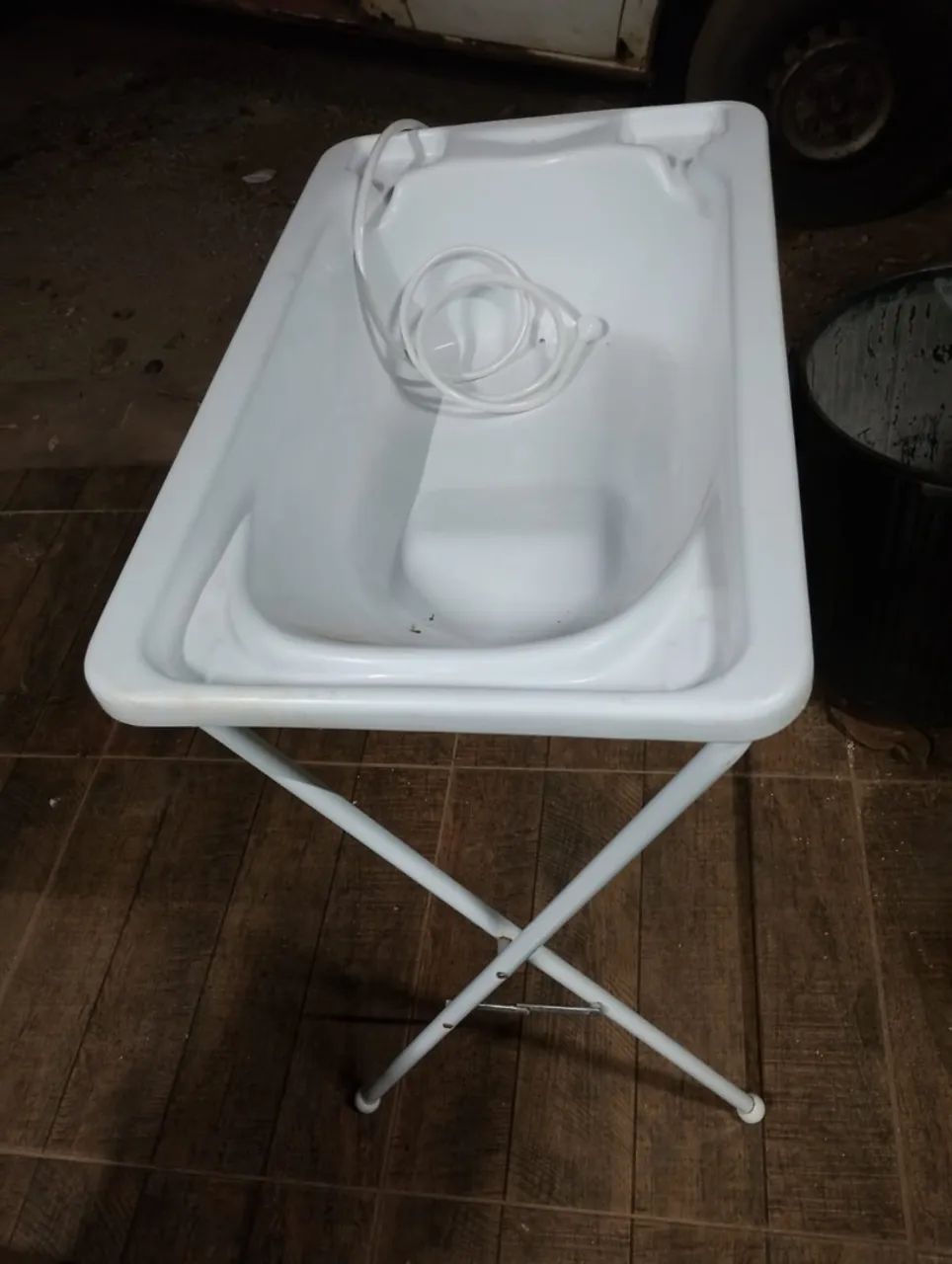 Banheira de plástico com suporte galzerano  - Foto 2