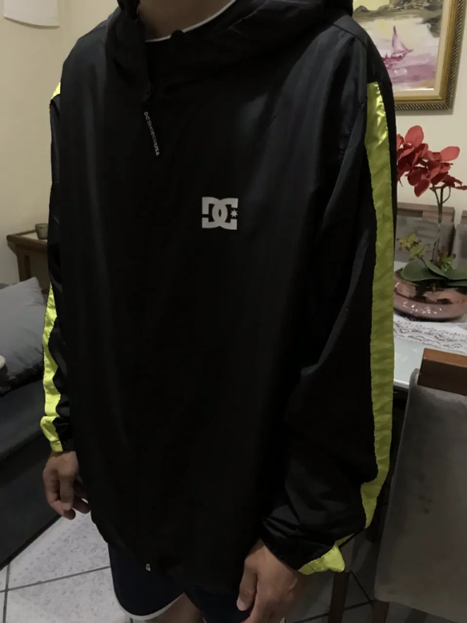 Jaqueta Corta Vento DC Shoes Hood Stripe - Foto 4