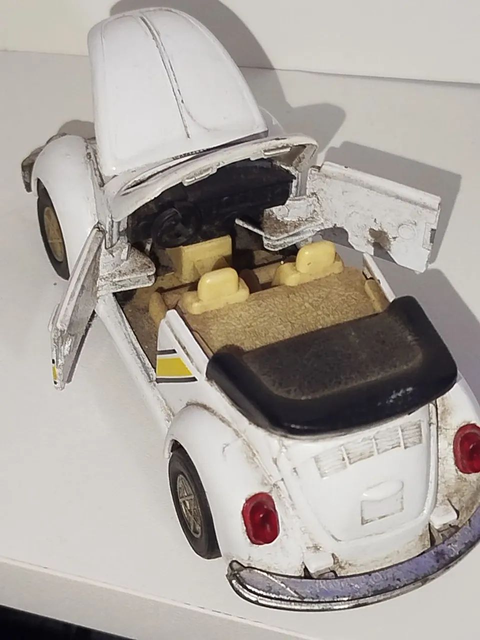 Fusca tt 101 Branco Escala 1:36 - Foto 4