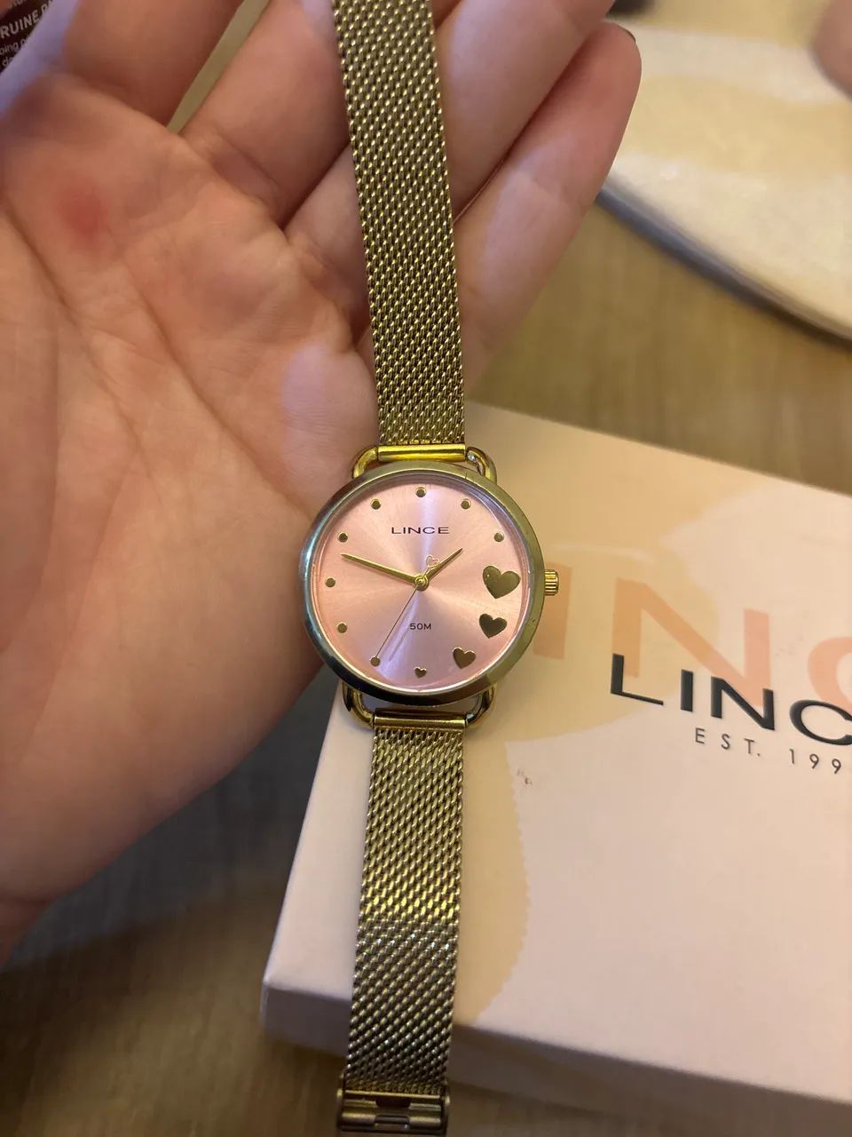 vendo relógio lince original usado 3 vezes  - Foto 4