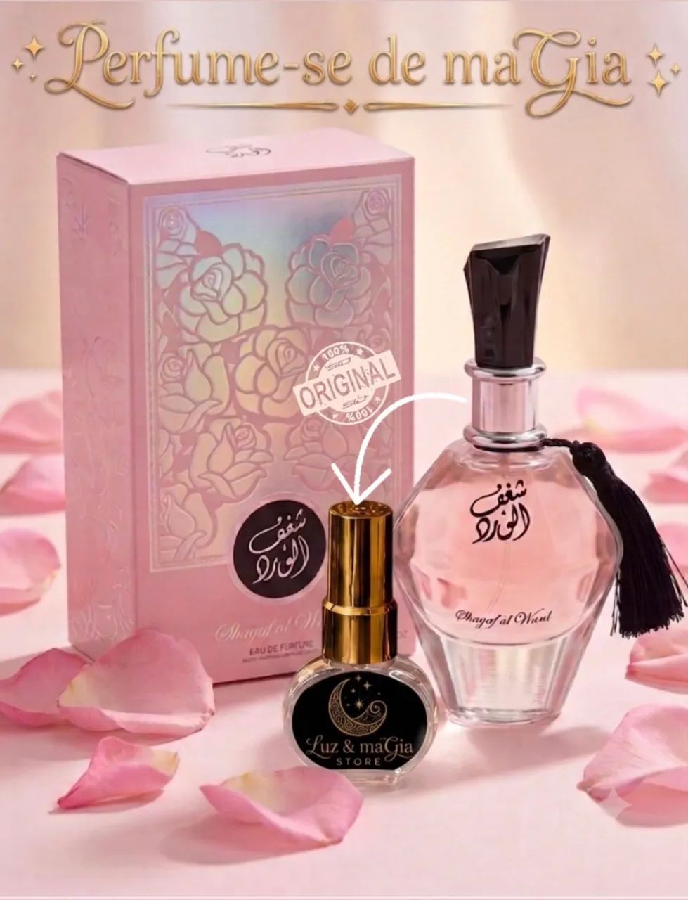 luzemaGiaStore Perfume Árabe original Eau de Parfum 5ml Mini volume Experiência olfativa - Foto 4