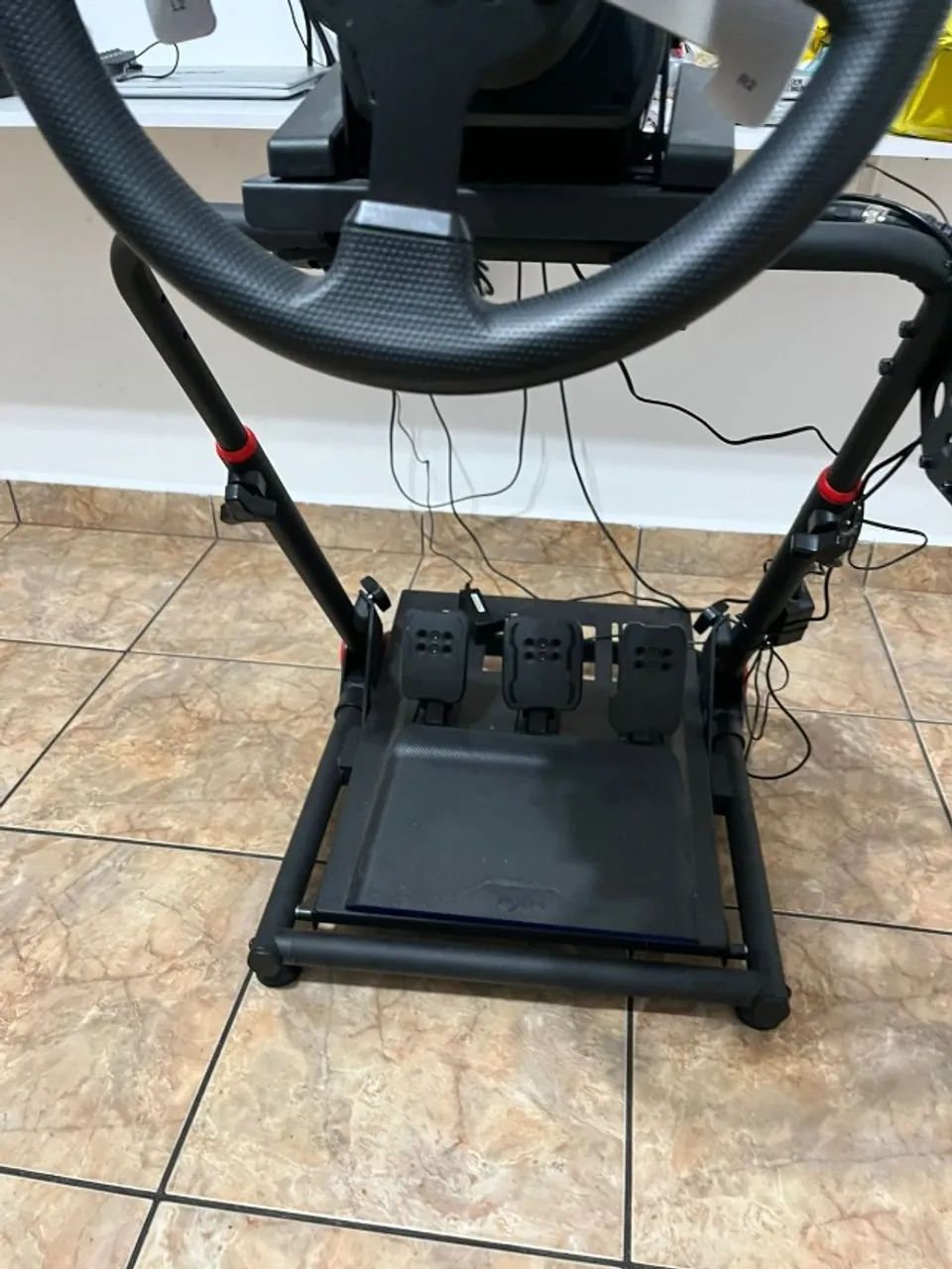 Volante Gamer V99 PXN + Cockpit dobravel - Foto 5