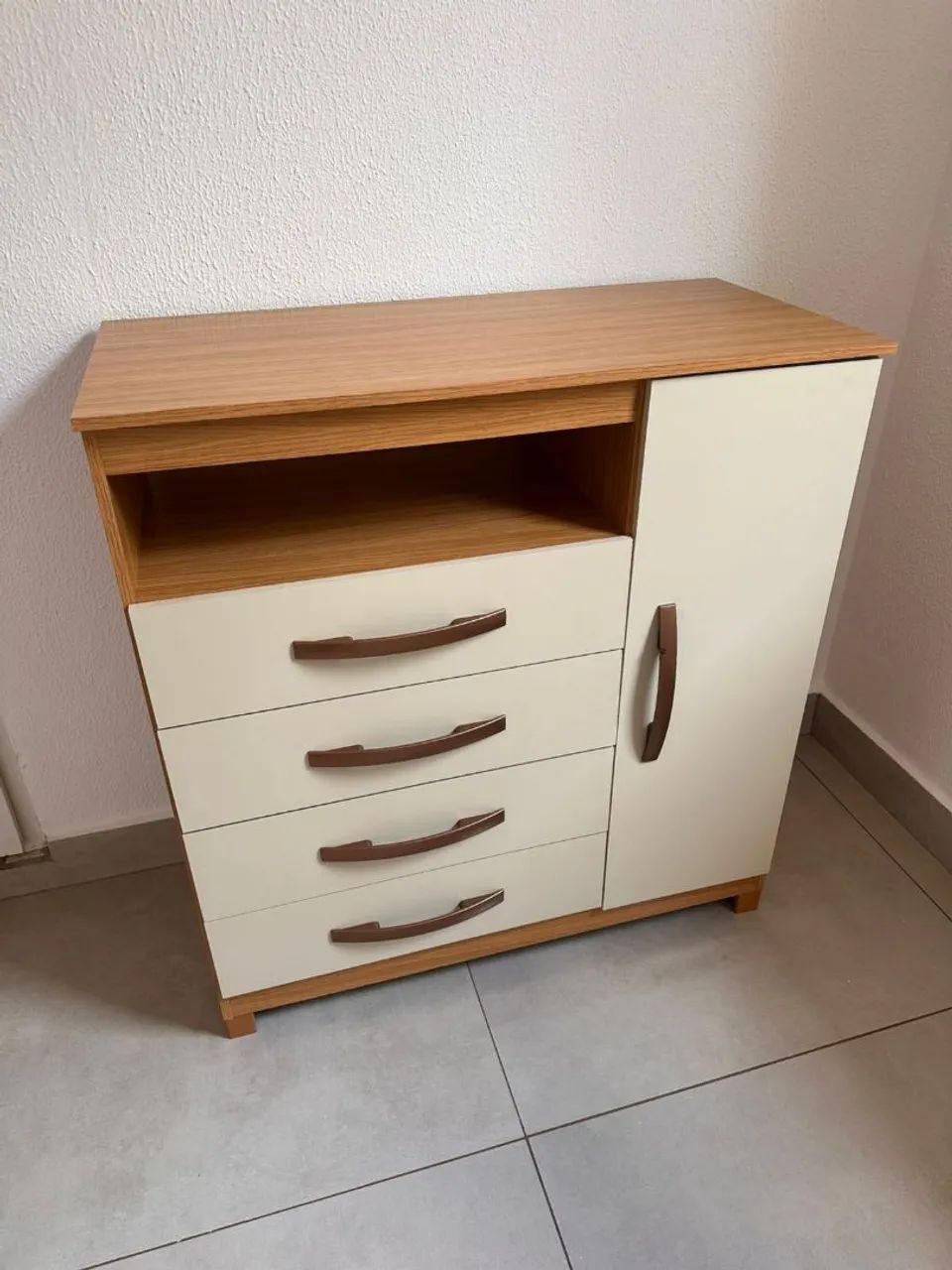 Cômoda 4 gavetas Com sapateira 