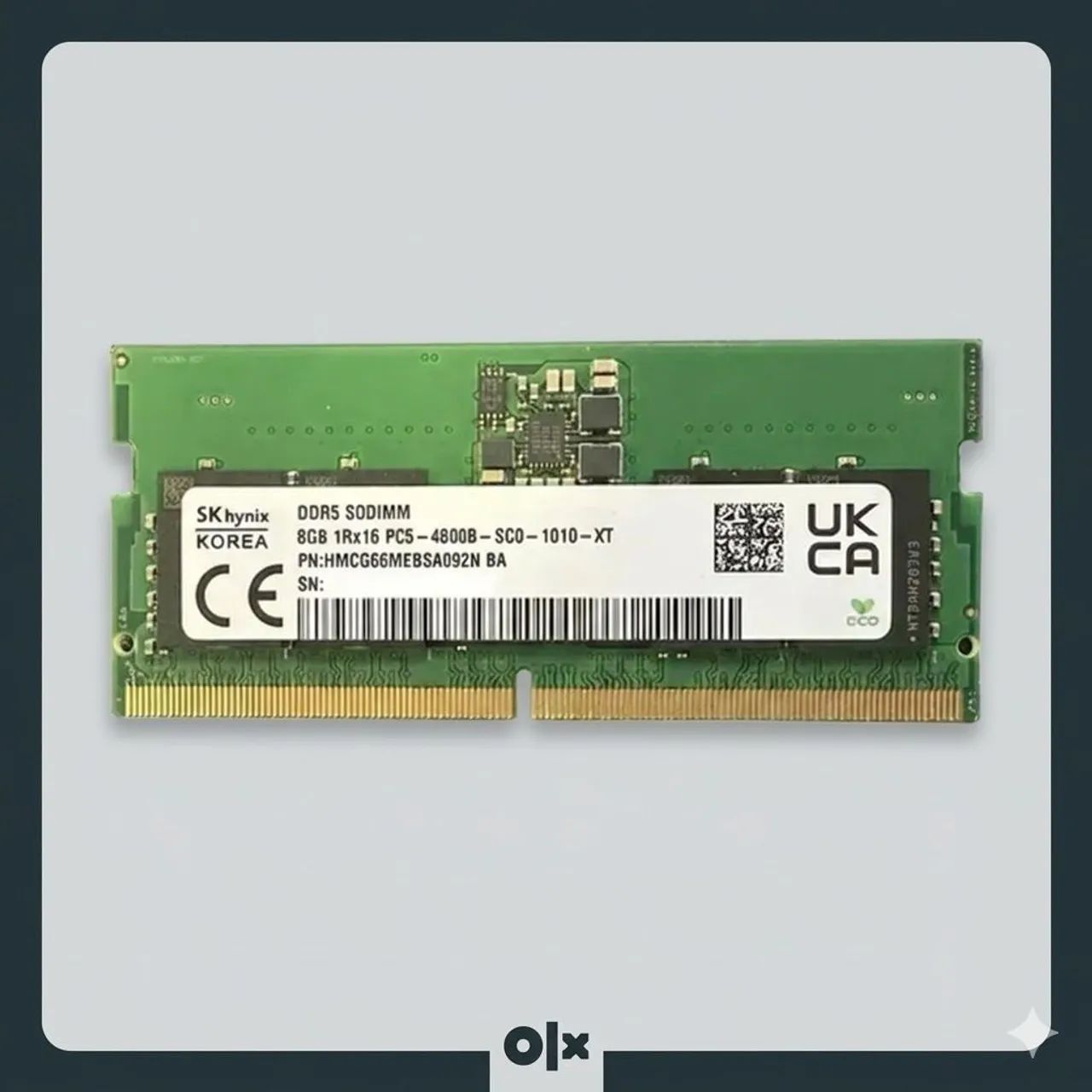 Memória RAM SK hynix 8GB DDR5 4800MHz Para Notebook (Original)| 3