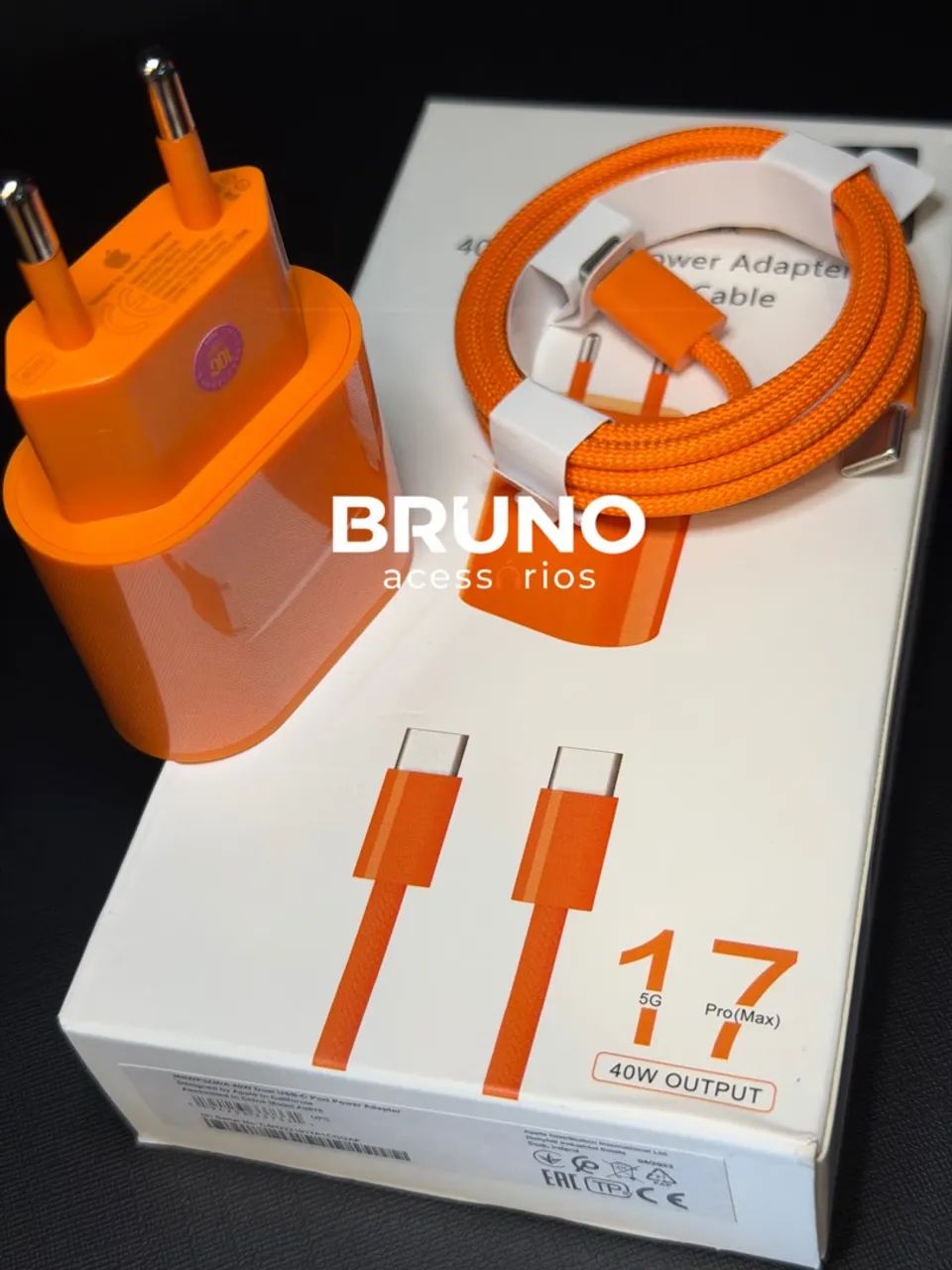 Carregador para iPhone USB C Tipo C - Foto 2