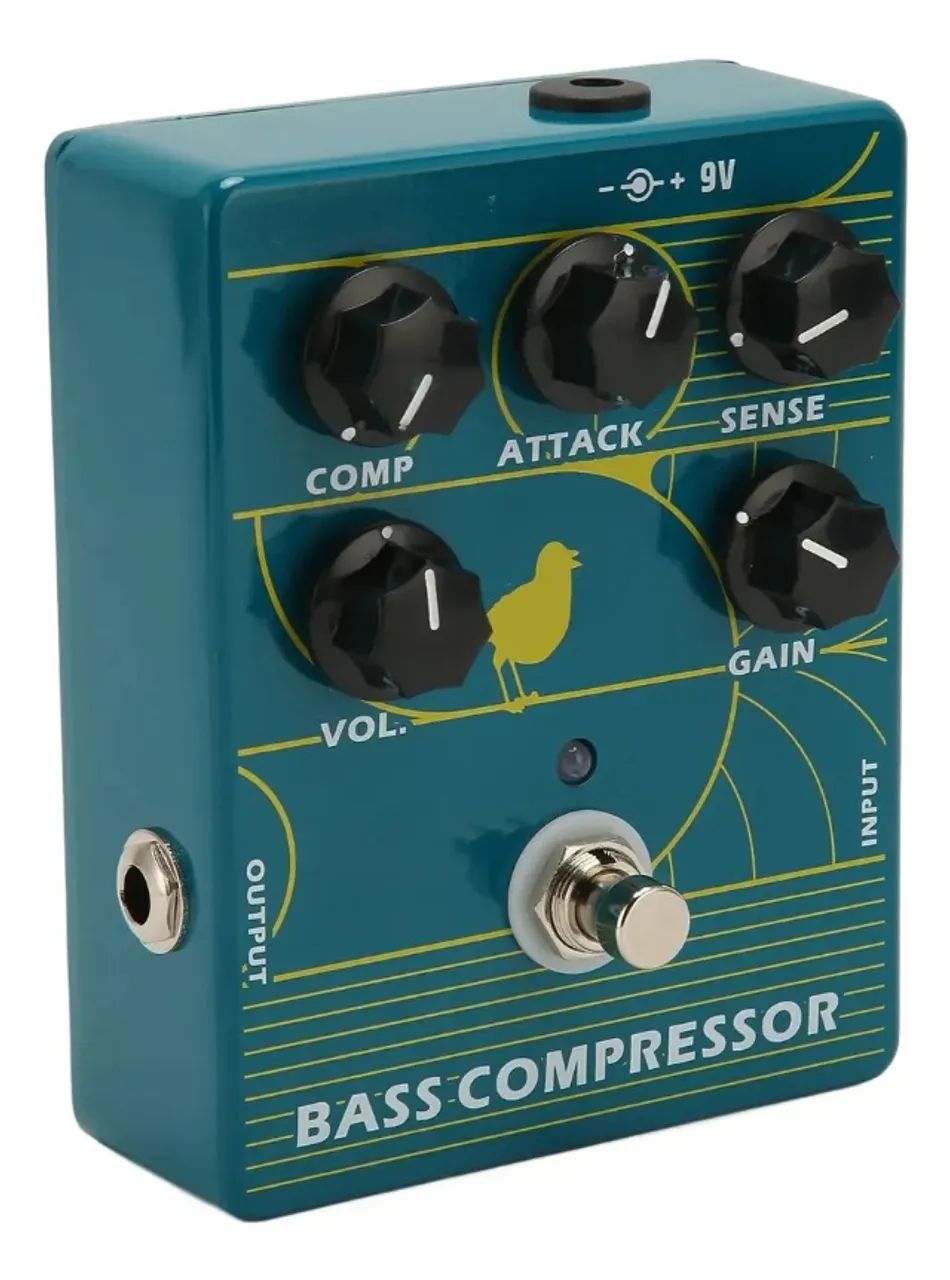 Pedal De Efeito Compressor Zory Para Baixo Elétrico