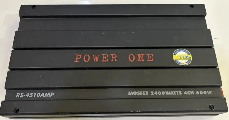 Módulo Power One e Processador Crossover 