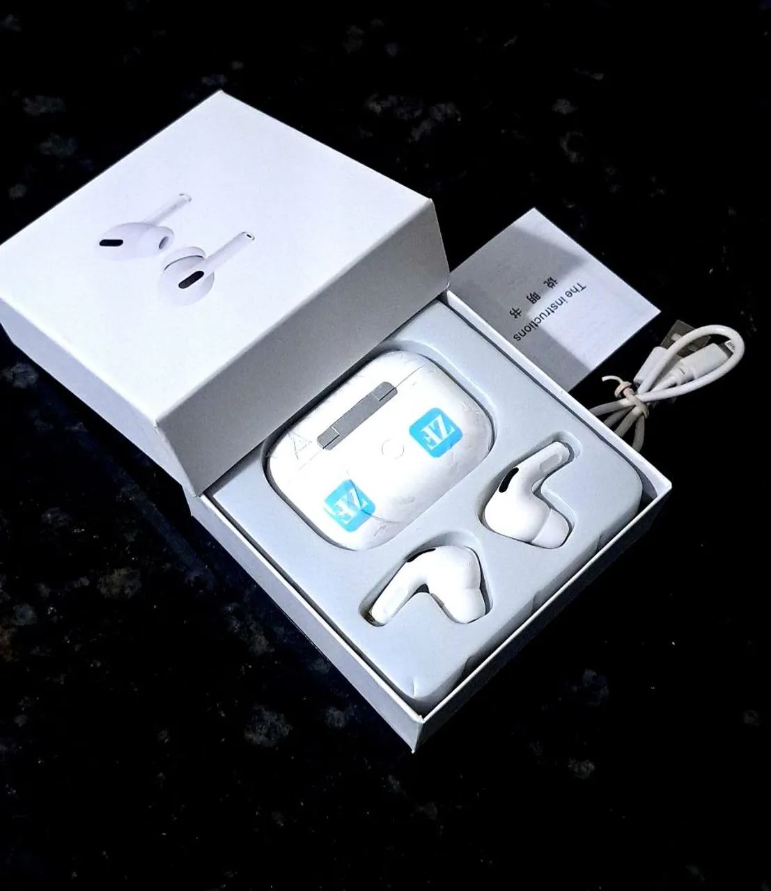 Fome de Ouvido Bluetooth TWS Air Pro - Branco Lacrado - Foto 2