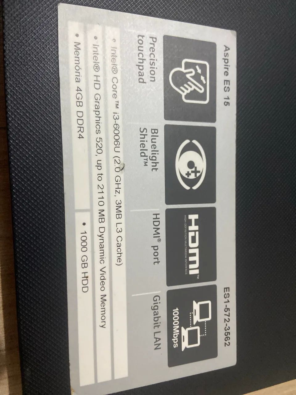 acer aspire es1-572  - Foto 3