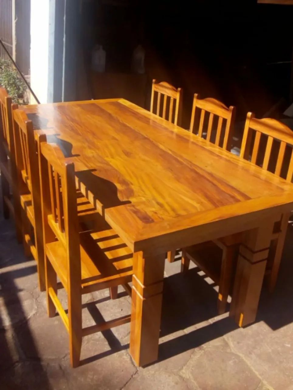 Conjunto de peroba 