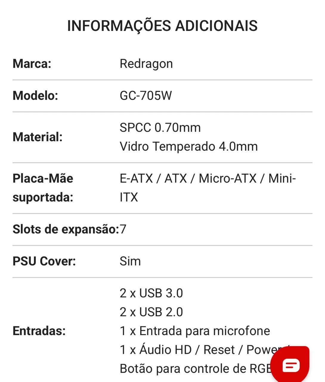 Gabinete Gamer Redragon Megatron  - Foto 4