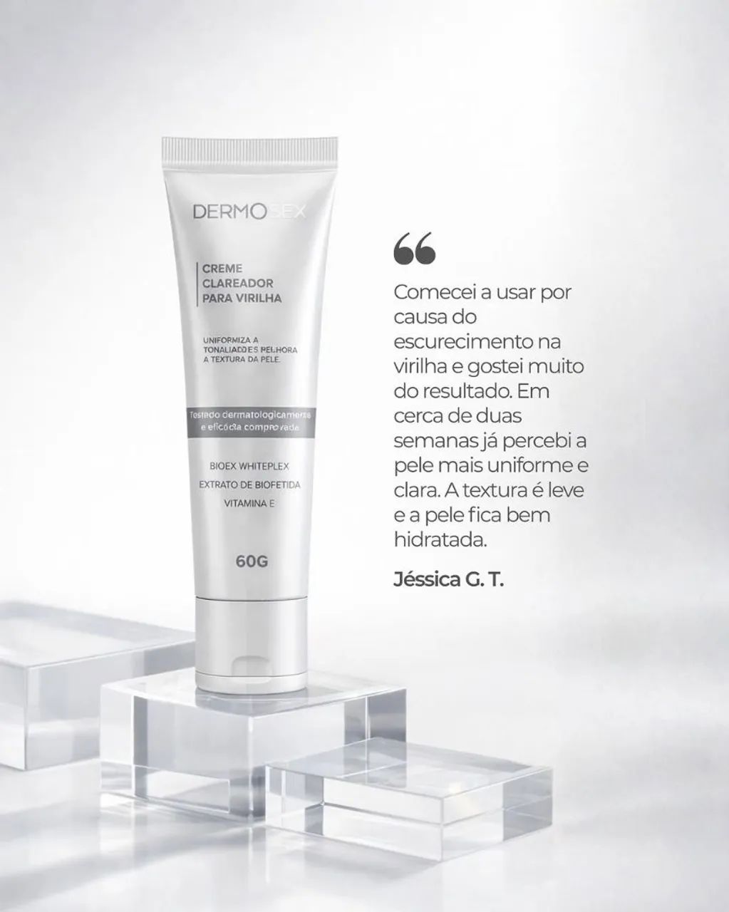 Creme clareador de virilha  - Foto 2