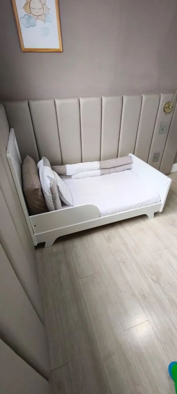 Cama Berço infantil 2 em 1 + Comoda - Foto 3