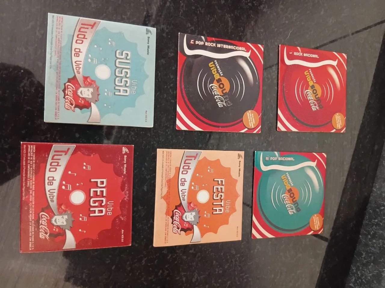 Coleção Coca-Cola mini cds anos 90 e 2000