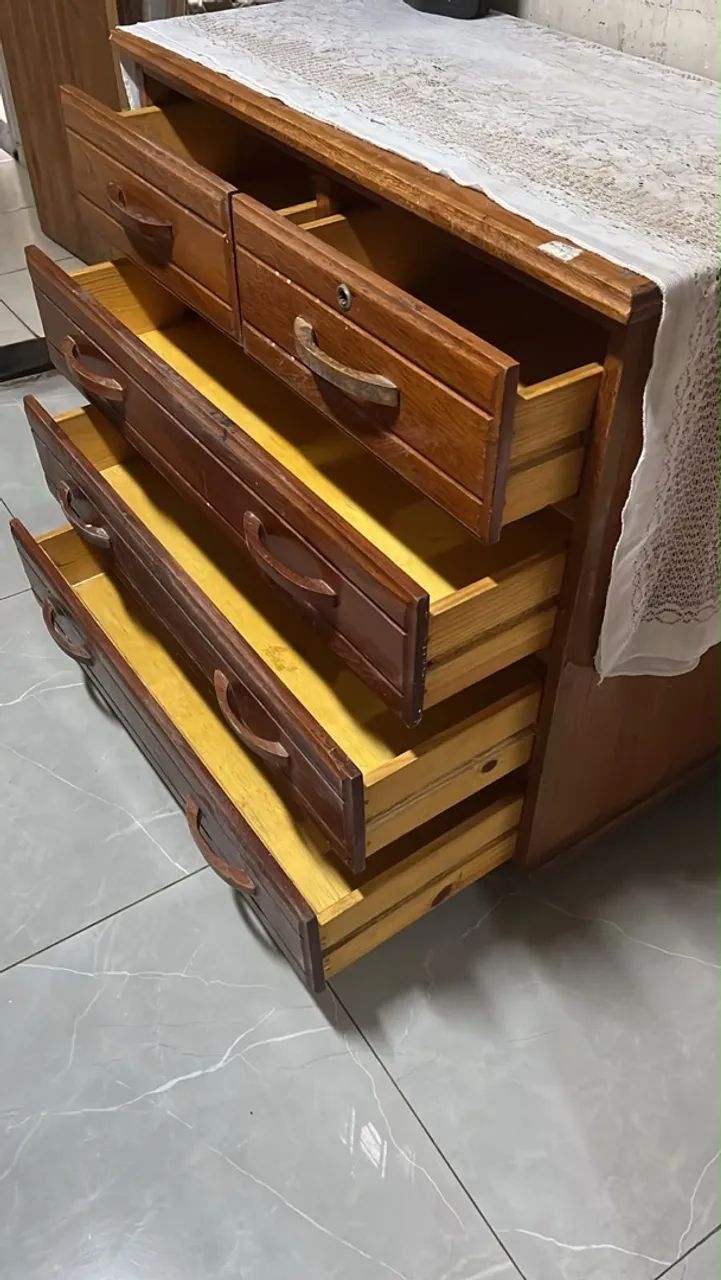Cômoda de madeira  - Foto 4