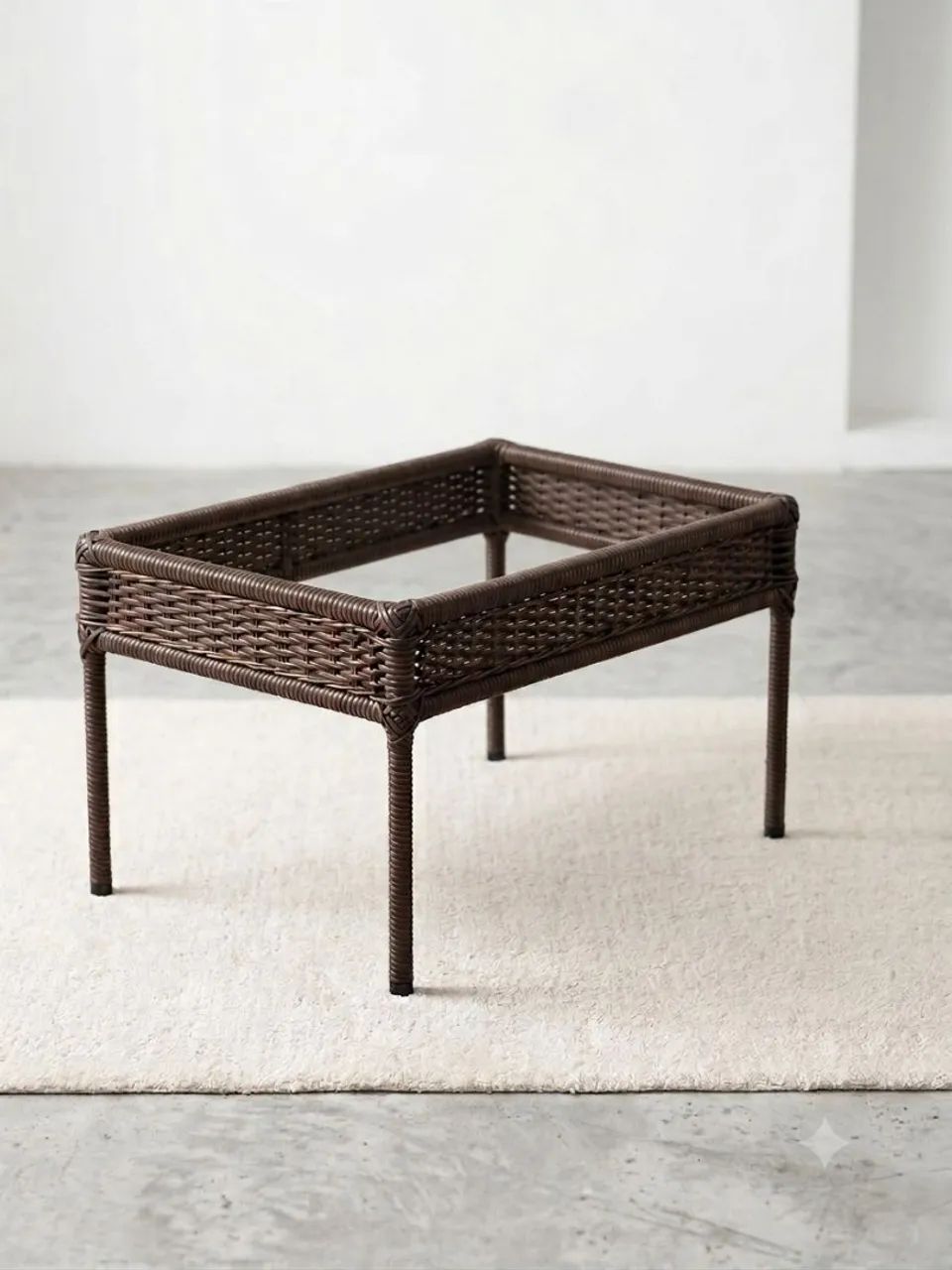 Mesa de centro - com tampo de vidro