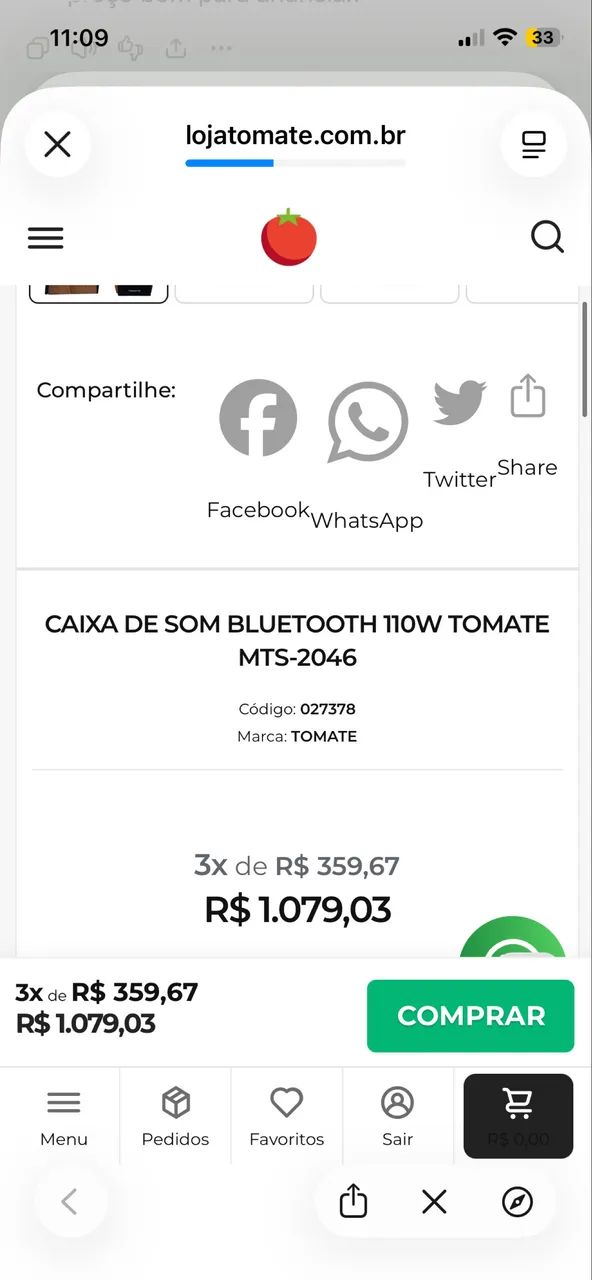 Caixas de Som Tomate MTS-2046 - 110W, Bluetooth, HDMI ARC, USB e Óptico - Foto 2